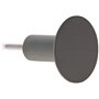 blomus Ponto 65800 Lot de 4 crochets muraux de couleur moderne tendance Gunmetal, accessoires d'intérieur élégants, crochets à v