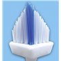 Maximex Brosse à joints Profi poignée ergonomique Blanc