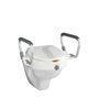 WENKO Adaptateur abattant à accoudoirs Secura, Plastique, 5535 x 37.5 x 47.542.5 cm, Blanc