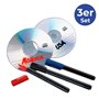 Maximex Marqueurs universels set de 3 set de 3 Multicolore