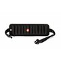 HOHNER Ceinture Flexbelt pour 12 harmonicas MZ91144 Noir en Plastique avec Étui et Sac Banane Noir extensible et lavable
