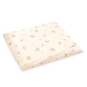 Julius Zöllner Housse pour matelas à langer en coton bio - Sunshine - Taille 85 x 75 cm