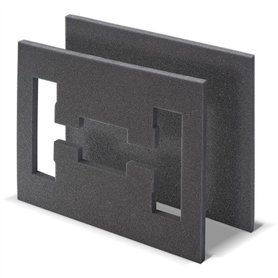 Insert en mousse - TOOD - 2 pieces - Pour coffret professionnel - Emboîtable - 40x30x4 cm