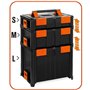 Coffret professionnel - TOOD - Emboîtable - ABS - 46x34x14 cm