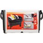 kwb Kit de lavage professionnel pour carreleurs 3 pièces - seau de lavage de 24 l avec double rouleau presseur, éponge en caoutc