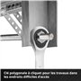 Original Einhell E-CASE 80 pcs. valise d'outils (set d'outils de haute qualité dans valise en plastique robuste et empilable com