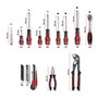 Original Einhell E-CASE 80 pcs. valise d'outils (set d'outils de haute qualité dans valise en plastique robuste et empilable com