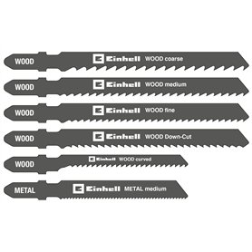 kwb by Einhell Boîte de 10 lames de scie sauteuse (10 lames de scie