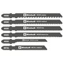 kwb by Einhell Boîte de 10 lames de scie sauteuse (10 lames de scie