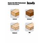 kwb Fraises à rainurer HSS Ø 18 mm, à mises rapportées en métal dur, avec queue de serrage précise et géométrie de coupe optimis