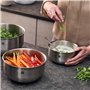 Zwilling Prep Lot de 3 saladiers en acier inoxydable 18/10 Diamètre : 17, 21 et 25 cm