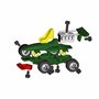 Theo Klein 8395 Mallette Bosch Grand Prix avec visseuse électronique Ixolino II et Tournevis - Voiture de Course à Monter et dém
