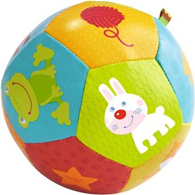 HABA - Balle pour bébé Mes Amis Les Animaux
