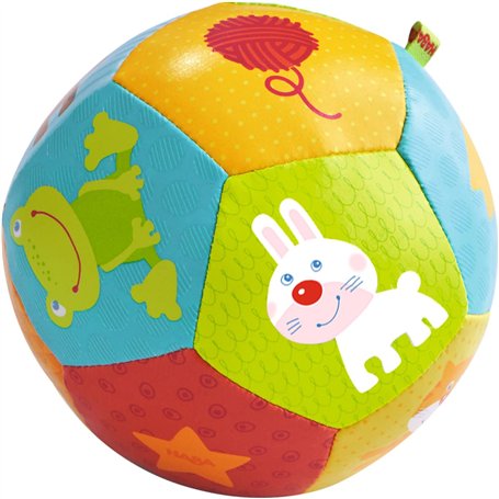 HABA - Balle pour bébé Mes Amis Les Animaux