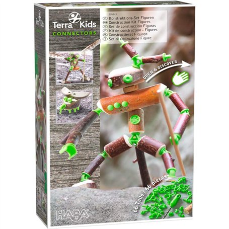 HABA Terra Kids Connectors – Kit de Construction Personnages - 8 Ans et Plus