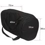 Sac étanche pour instruments à vent - Sac pour cor baryton - Avec rembourrage en tissu Oxford - Double sac à bandoulière - Range
