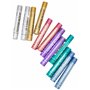 Honsell 47410 Jaxon Lot de 12 pastels à l'huile 2 x 6 couleurs métallisées dans un étui en carton, couleurs éclatantes et résist