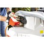 IKRA broyeur silencieux électrique ILWH 3000, diamètre de la branche 45mm, moteur puissant de 3000W