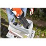 IKRA broyeur silencieux électrique ILWH 3000, diamètre de la branche 45mm, moteur puissant de 3000W