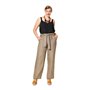Burda 6218 Pantalon ou pantacourt femme droit poches invisibles ou plaquées - du 46 au 56 Blanc