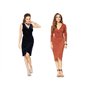 Burda B6829 Patron de Couture Robe Cache Cœur 19 x 13 cm, 34-44