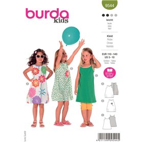 Burda B9544 Patron de Couture Robe 19 x 13 cm