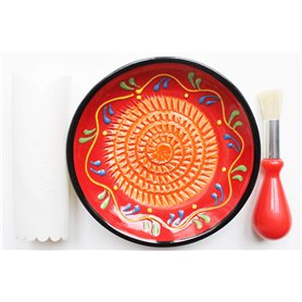 Ensemble Josko d'assiettes à râper pour l'été - Assiette à râper en céramique