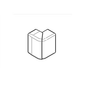 REHAU ANGLE EXTERIEUR VARIABLE POUR GOULOTTE CLIDI 130x55 PVC BLANC