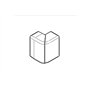REHAU ANGLE EXTERIEUR VARIABLE POUR GOULOTTE CLIDI 130x55 PVC BLANC