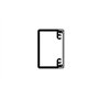 REHAU GOULOTTE AXIS 60x40-1 COMPARTIMENT PVC BLANC IK10 2 m