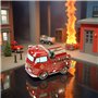 Kremers Schatzkiste Grande Tirelire Nostalgie Camion de Pompiers avec Bouchon à vis Figure Tirelire