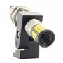 Hedue L355/ZM18 Laser de positionnement 635 nm 5 mW avec système optique à lignes croisées 5° Focalisable Rouge