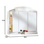 Jokey M256634 Rando Armoire de Salle de Bain 3 Portes avec éclairage
