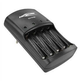 ANSMANN Chargeur de Piles Nickel-Zinc (1 PCE) – Chargeur Piles pour 1 à 4 Piles AA/AAA NiZn – Station de Charge pour Piles ZR03