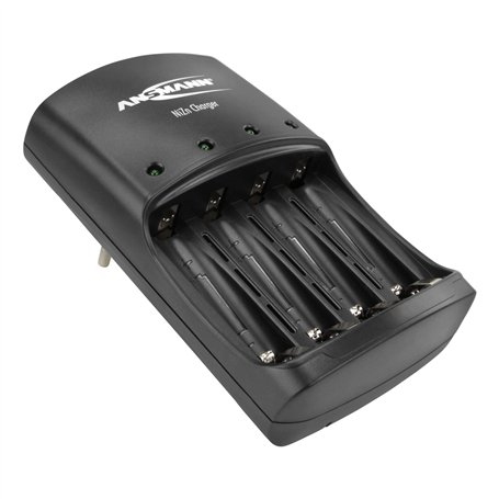 ANSMANN Chargeur de Piles Nickel-Zinc (1 PCE) – Chargeur Piles pour 1 à 4 Piles AA/AAA NiZn – Station de Charge pour Piles ZR03