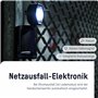 ANSMANN Baladeuse LED rechargeable avec accumulateur 5200 mAh (1 pce) – Lampe torche ultra puissante aux trois modes d'éclairage
