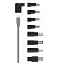ANSMANN Set d'adaptateurs USB-C pour Ordinateur Portable (1 PCE) – Jeu d'adaptateurs compatibles avec de Nombreuses Marques de l