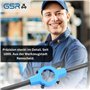 GSR Silver Support de filières de coupe (38 x 10) DIN EN 22568 (DIN 223), zinc moulé sous pression, moletage des poignées pour u