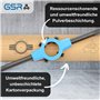 GSR Silver Support pour filières de coupe (65 x 18) DIN EN 22568 (DIN 223), zinc moulé sous pression, moletage de la poignée pou