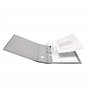 Falken Lot de 3 classeurs recyclés en marbre nuage Fabriqué en Allemagne Largeur 5 cm Dos noir Format A4 Dos noir Classeur à lev