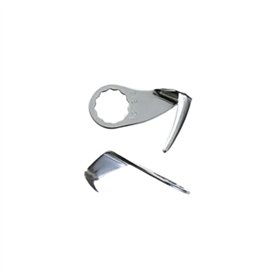 FEIN 63903212018 - Accessoire Supercut; Couteau incurvé renforcé dentelée en forme de U 38mm - Pack de 2