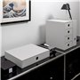 Rössler Papier 1317452090 - S.O.H.O. Classeur DIN A4 avec mécanisme à levier, largeur de dos 85 mm, special edition white, 1 piè