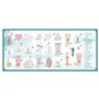 accentra Calendrier de l'Avent Joyeuses Fêtes 2021 pour les filles avec 24 produits de bain, soins du corps et accessoires pour 