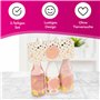 Accentra Coffret cadeau Let's celebrate - Kit de bain avec gel douche, lotion pour le corps et sels de bain - Dans un flacon Pic