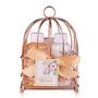 Accentra - HONEY JASMINE dans un magnifique panier en fil métallique - coffret de soins 3 pièces avec gel douche
