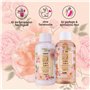 Accentra - HONEY JASMINE dans un magnifique panier en fil métallique - coffret de soins 3 pièces avec gel douche, lotion pour le