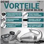 Clatronic Aspirateur à Main | Aspirateur pour aspirer Les Coussins, Les Voitures, Les Ordinateurs, etc. | Vacuum Cleaner avec 6m
