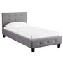 IDIMEX Lit Simple pour Adulte ou Enfant Reve Couchage 90 x 190 cm avec sommier 1 Place / 1 Personne