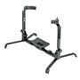 K&M 14941 Support d'instrument pour cor baryton Schwarz Stahl - Réglage variable pour cor baryton