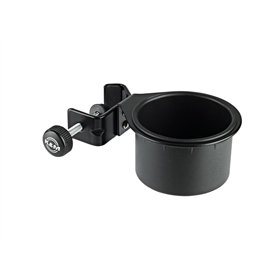 K&M 16024 Porte-cannettes Noir - surface de rangement pour gobelets et cannettes